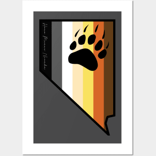 Nevada Bear Brotherhood Pride Flag Posters and Art